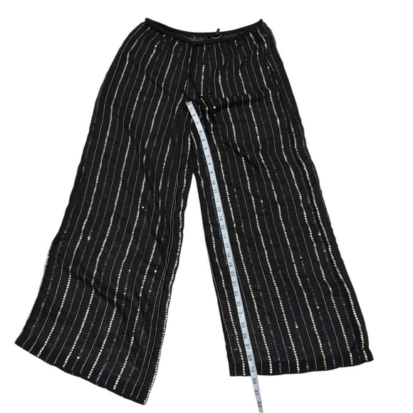 Victoria Secret Sheer Beach Sequin Palazzo Pants Size S - Picture 8 of 12